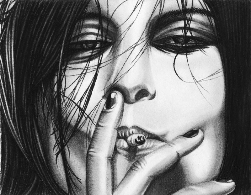 Alison Mosshart Smokin is Cool by JJRRS on deviantArt