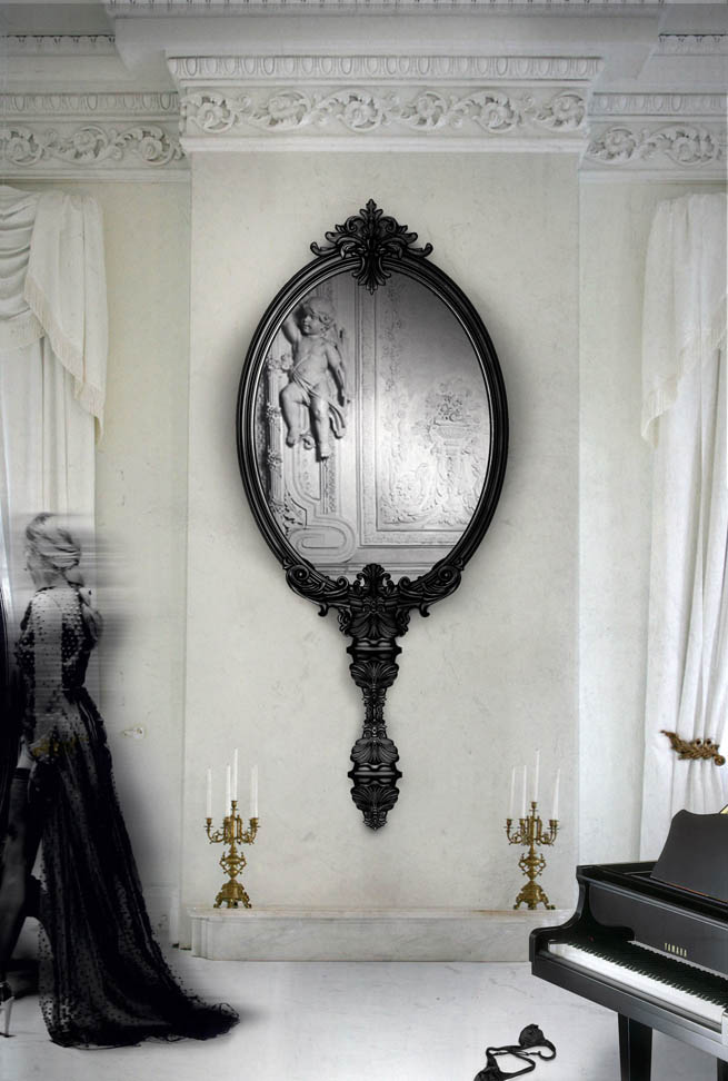 The Newest Boca da Lobo Limited Edition Wall Mirror : The Marie Antoinette.