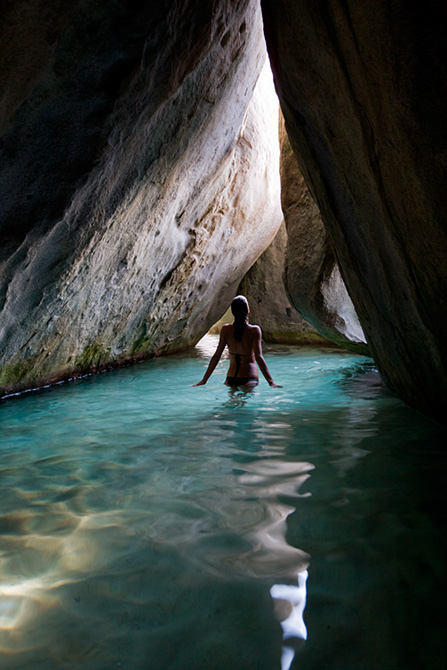 The Baths Virgin Gorda British Virgin Islands by Michael Sweet