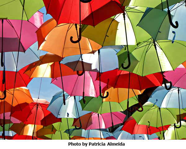 Umbrella Sky Photo by Patricia Almeida 