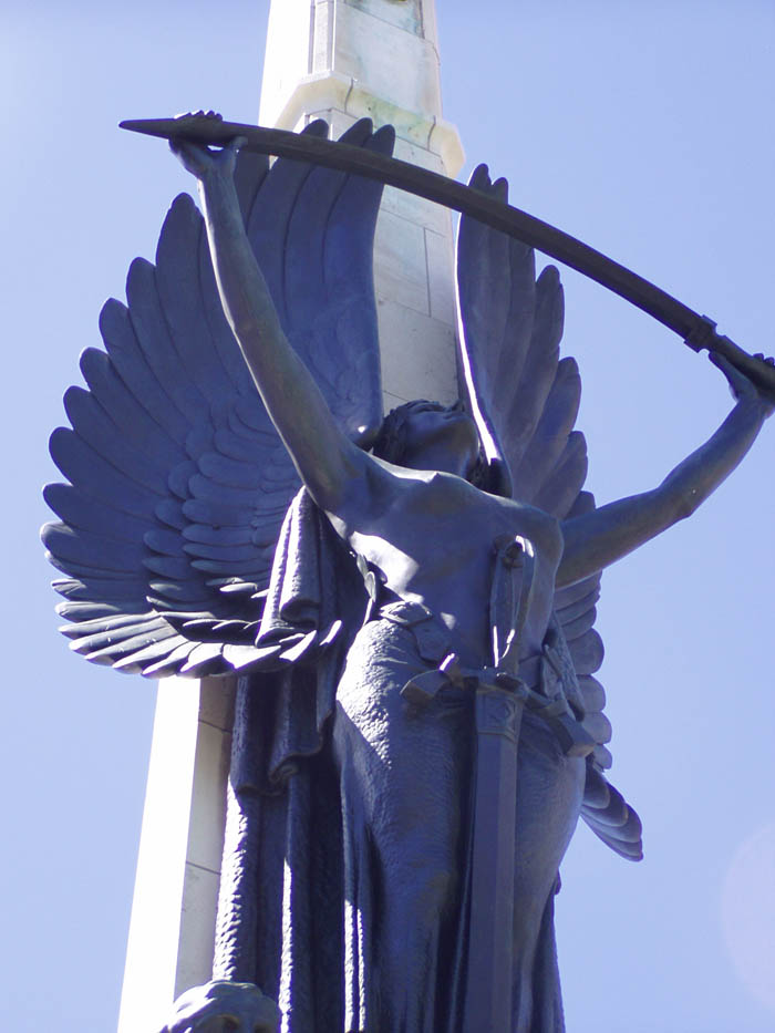 Angel statue from the Cathedral Square 