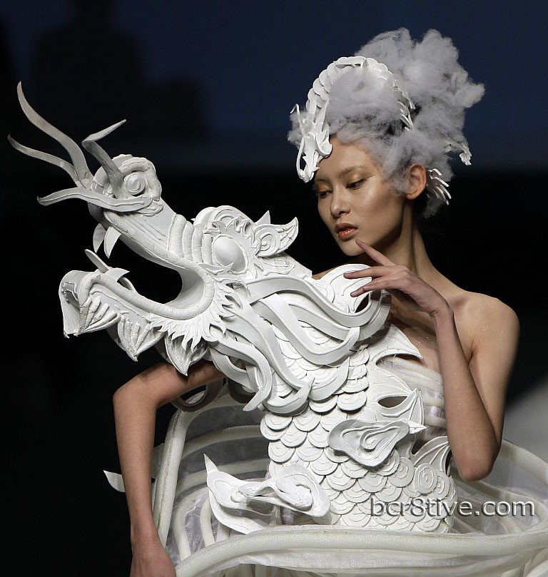 Highlights from China Fashion Week 2012 - Chinese designer Xu Ming at China Fashion Week in Beijing