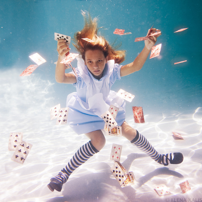 Elena Kalis Underwater Photography - Alice in Wonderland