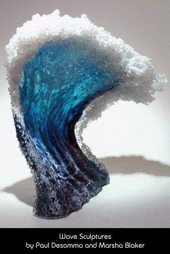 Wave Sculpture by Paul DeSomma and Marsha Blaker