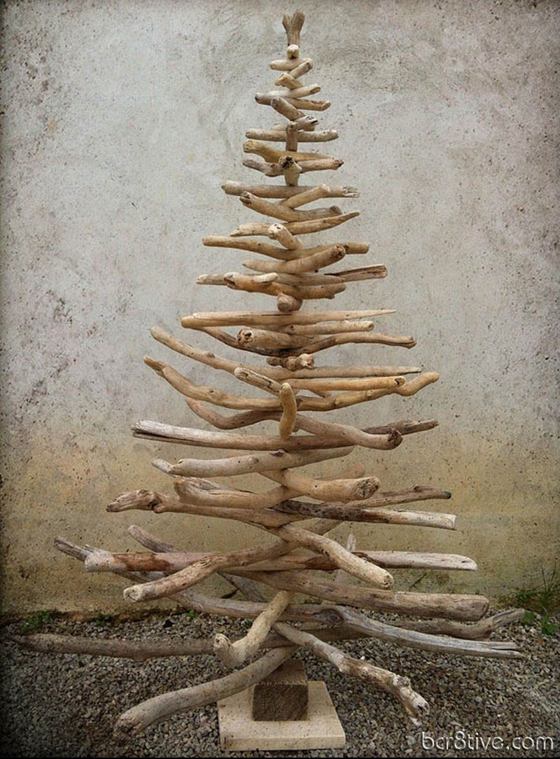 This is a Do-it-Yourself, Driftwood Christmas Tree. Itâ€™s very 