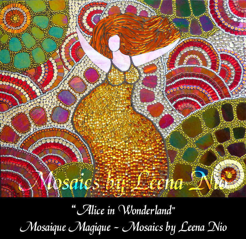 Mosaics by Leena Nio - Alice in Wonderland