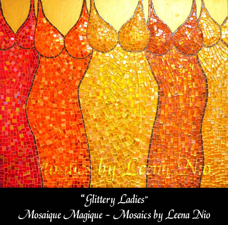 Mosaics by Leena Nio - Glittery Ladies