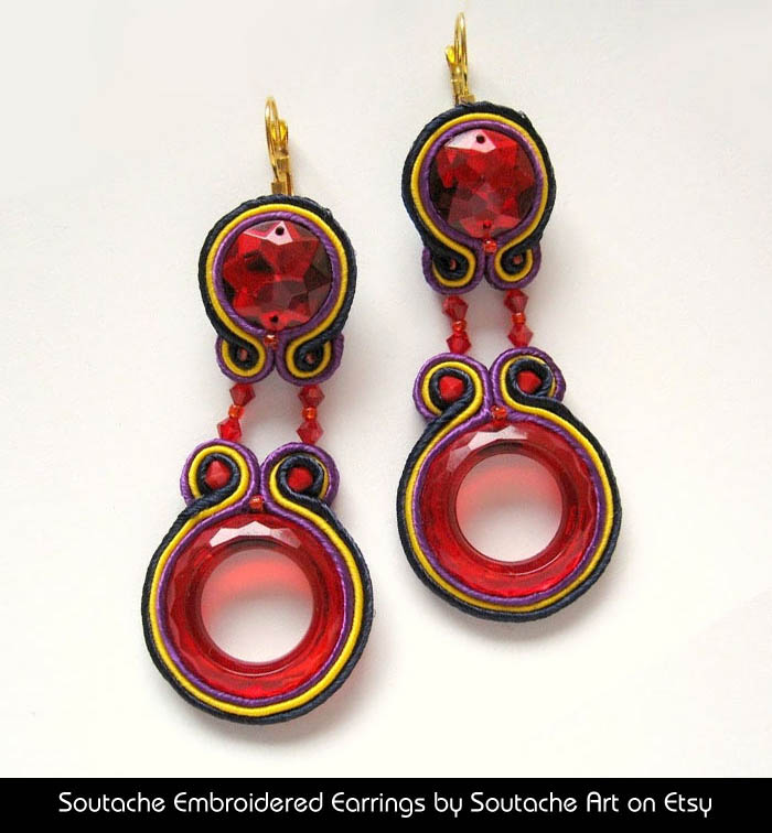 Soutache Art on Etsy http://www.etsy.com/shop/SoutacheArt