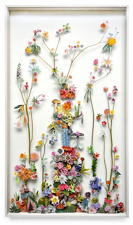 3D Botanical Flower Constructions by Anne Ten Donkelaar