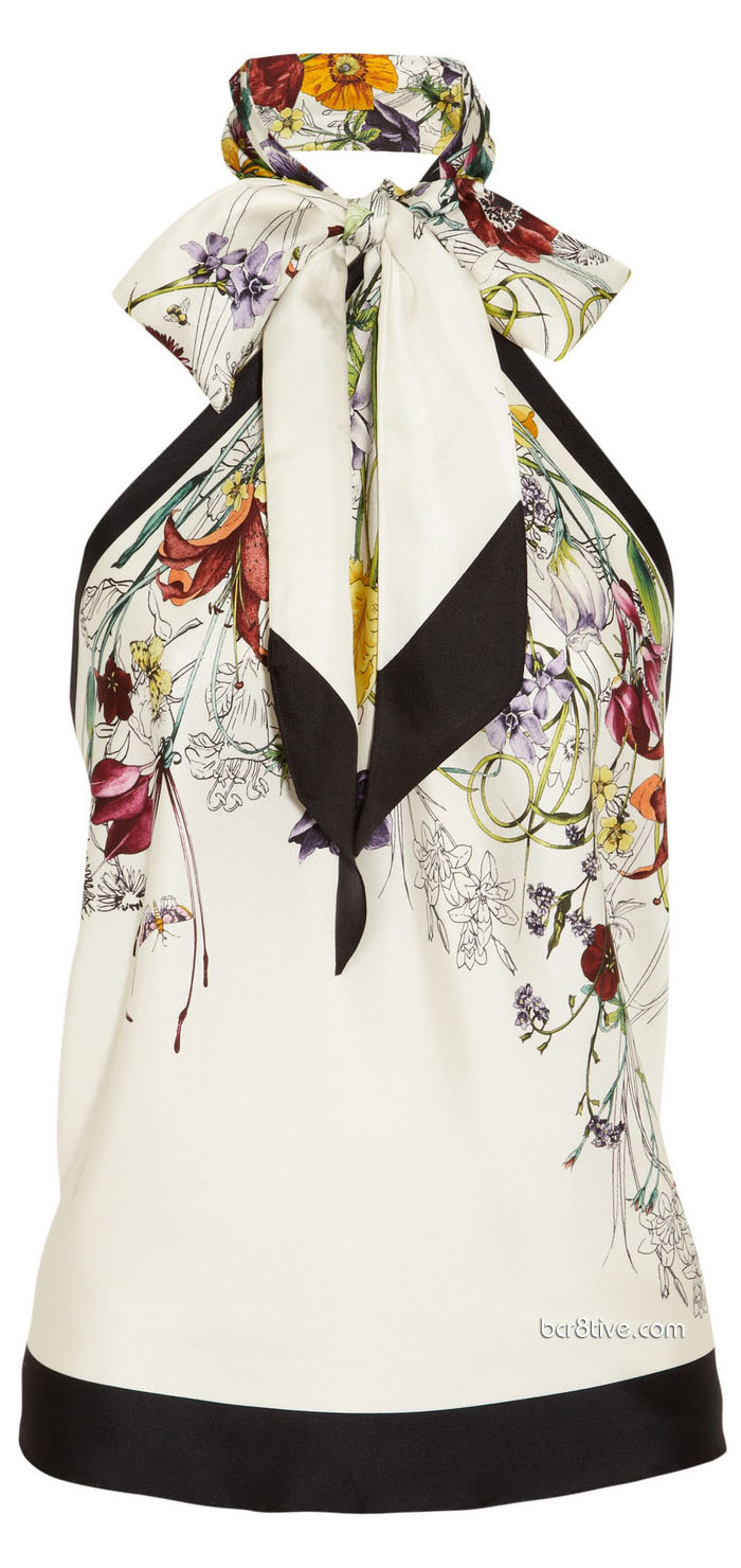 Gucci Floral Print Top