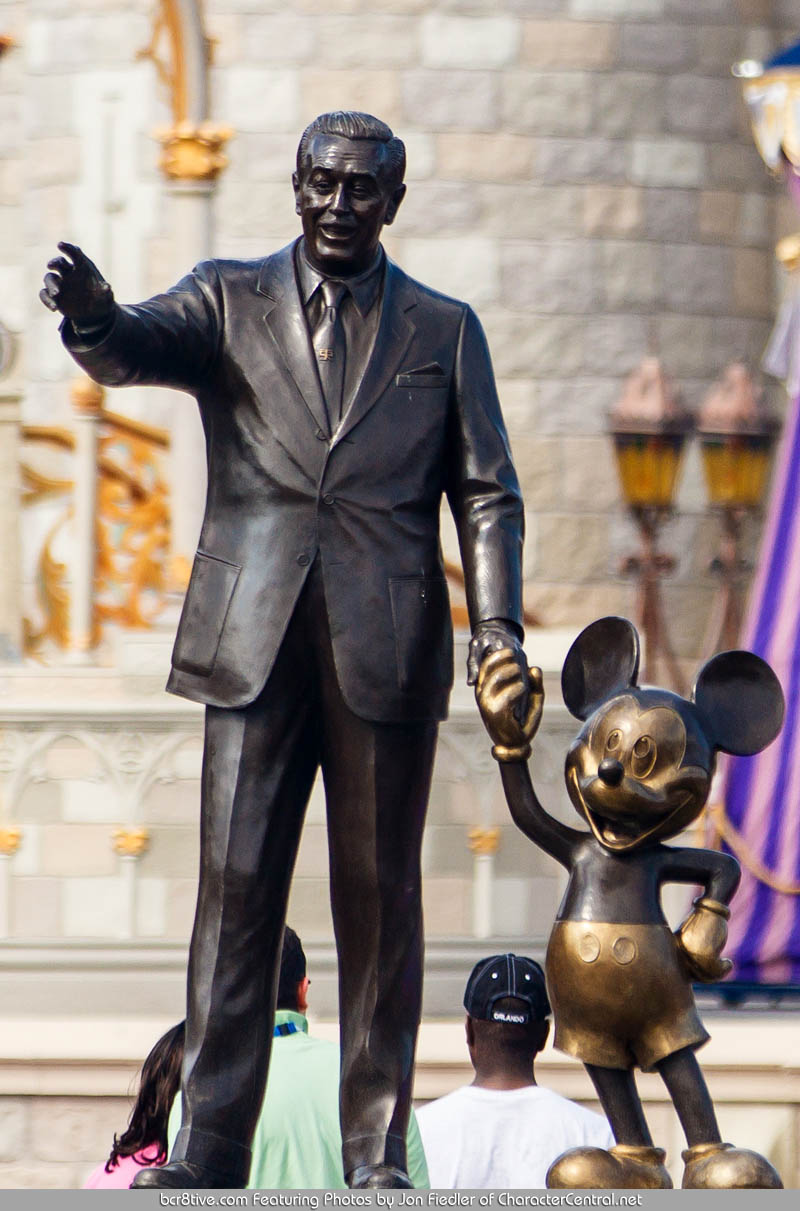 Magic Kingdom, Walt Disney World, Orlando, FL Feb 23rd, 2012 - Walt and Mickey - Photo by Jon Fiedler