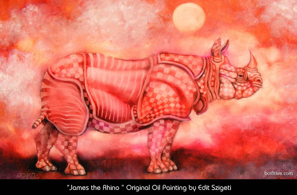 Edit Szigeti's "James the Rhino"