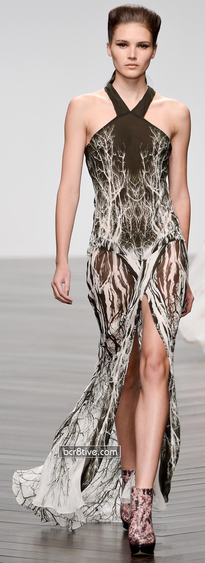 Maria Grachvogel FW 2013 - Tree Pattern Maxi Dress - http://www.mariagrachvogel.com/