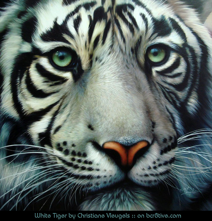 Christiane Vleugels "White Tiger"