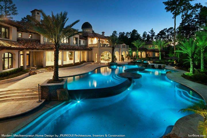 JAUREGUI Architecture, Interiors & Construction - Mediterranean Pool