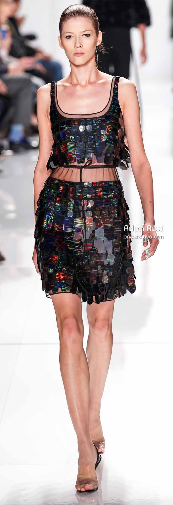 Ralph Rucci Spring 2014 #NYFW- Big Sequin Dress
