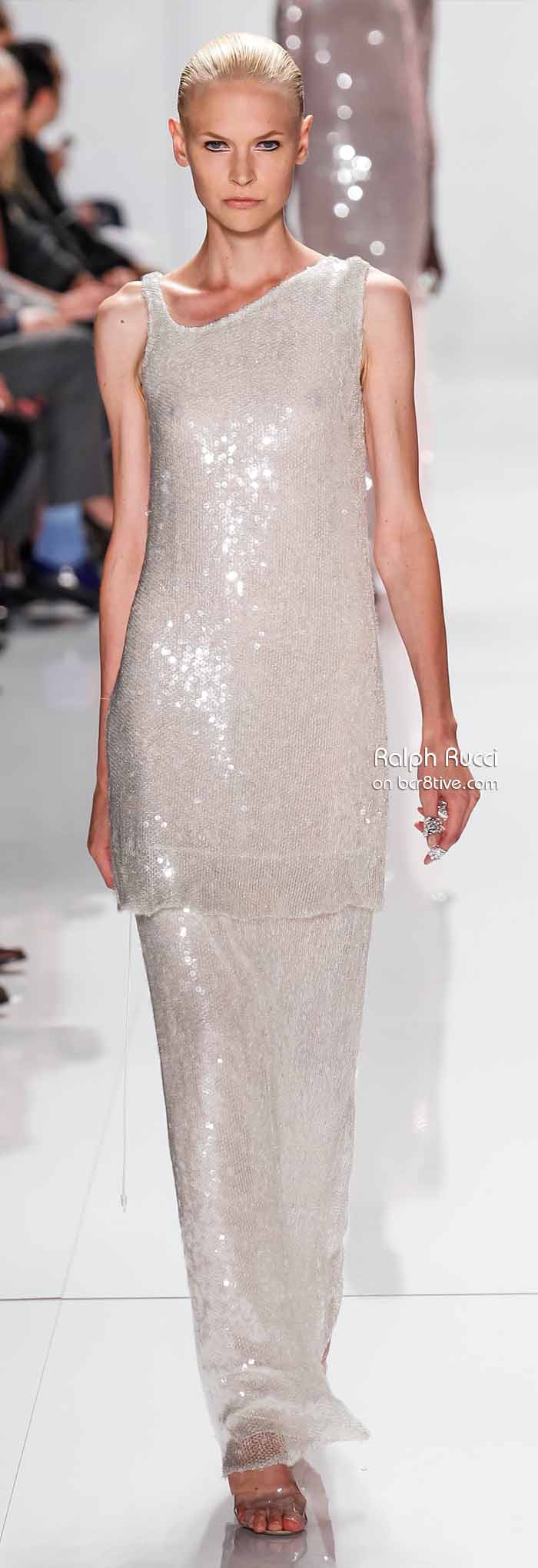 Ralph Rucci Spring 2014 #NYFW - Gown with Sequins