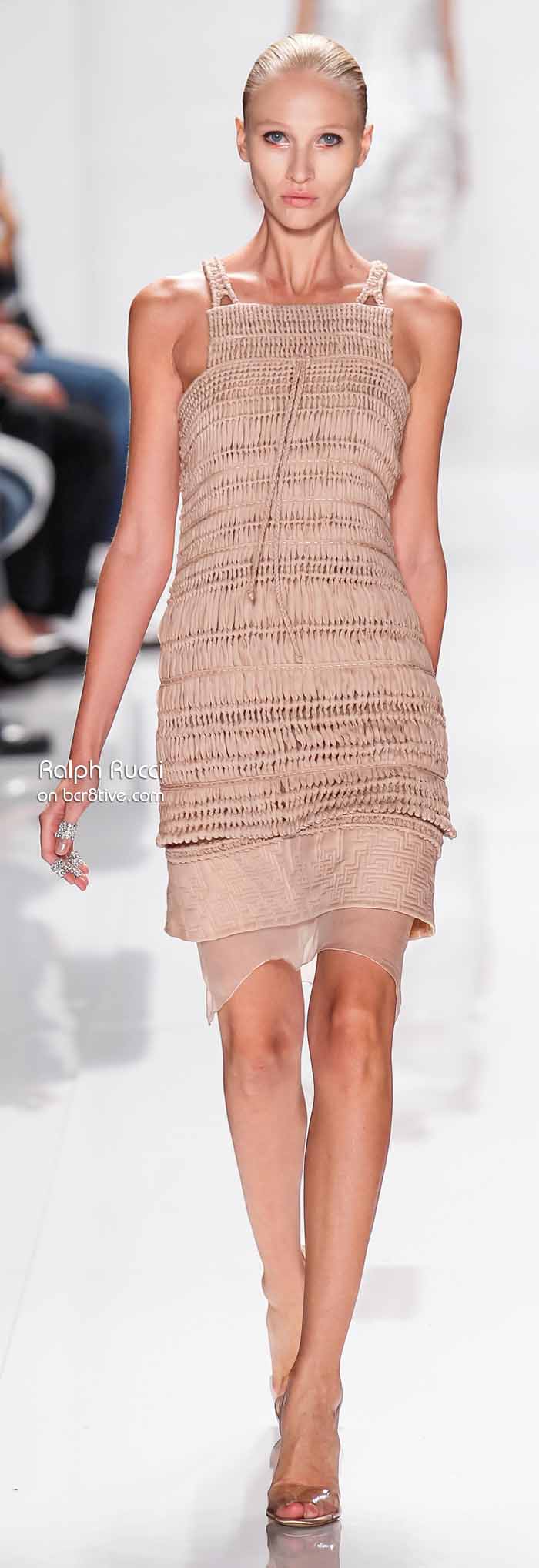 Ralph Rucci Spring 2014 #NYFW - Macrame Dress