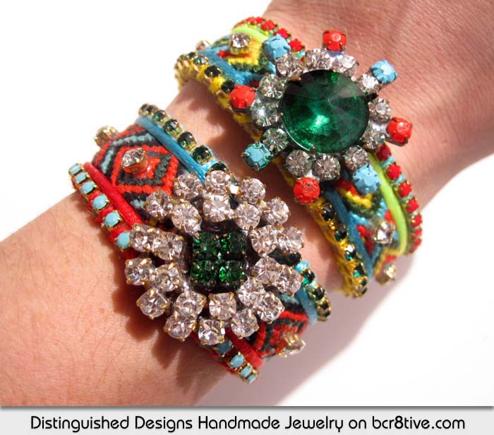 Distinguished Designs Handmade Bohemian Cuff Bracelets