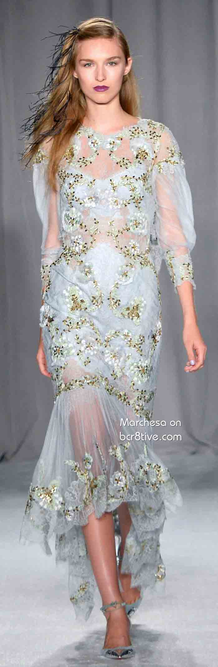 Маркиза Весна 2014 Готовое платье # NYFW