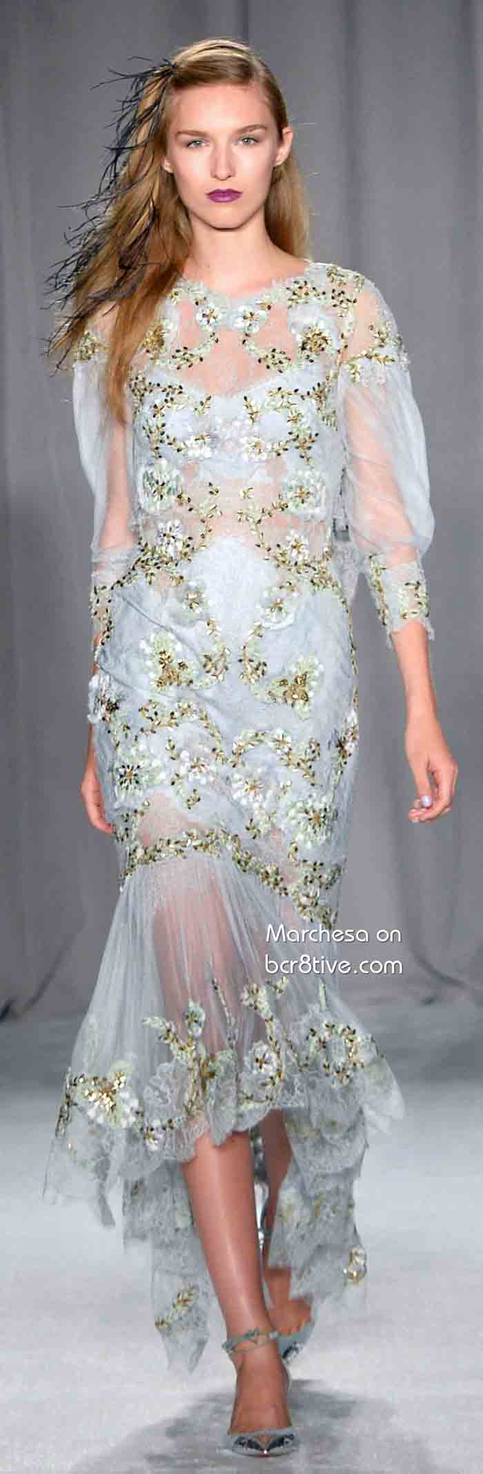 Marchesa Spring 2014 Ready to Wear #NYFW