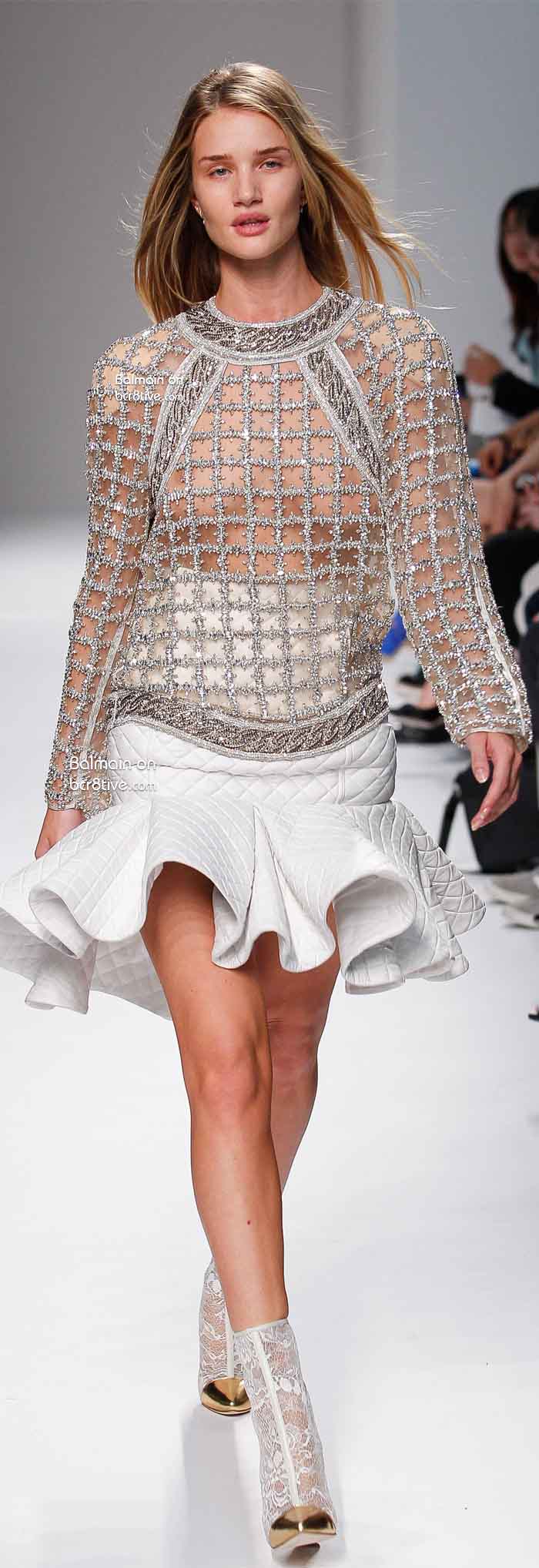 Balmain Spring 2014 Paris Fashion Week