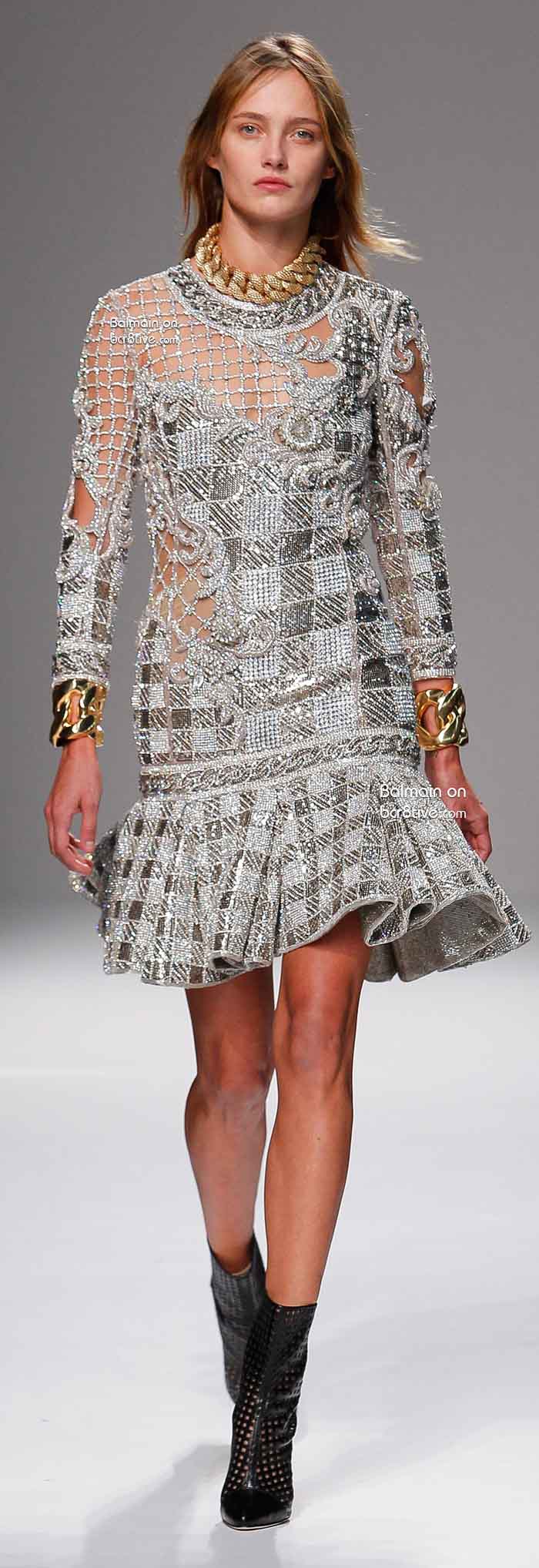 Balmain Spring 2014 Paris Fashion Week