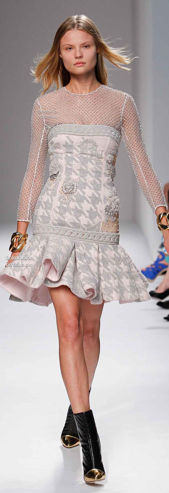 Balmain Spring 2014 Paris Fashion Week