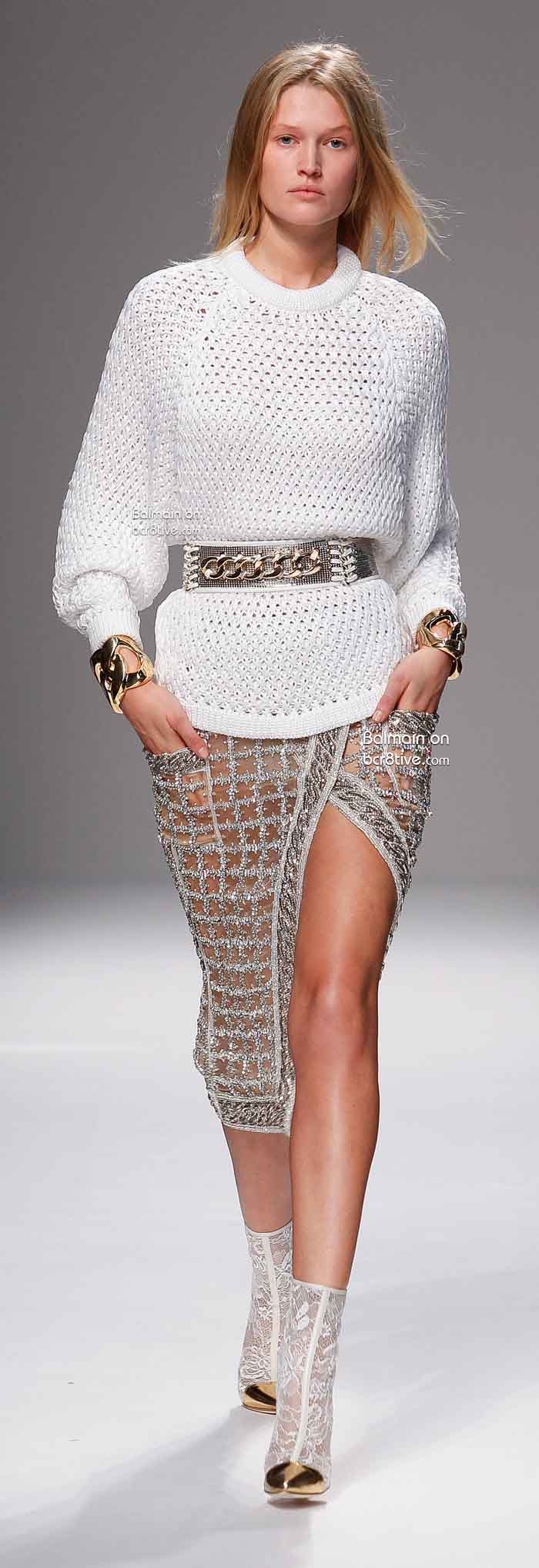 Balmain Spring 2014 Paris Fashion Week