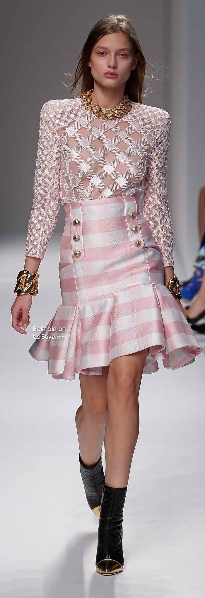 Balmain Spring 2014 Paris Fashion Week