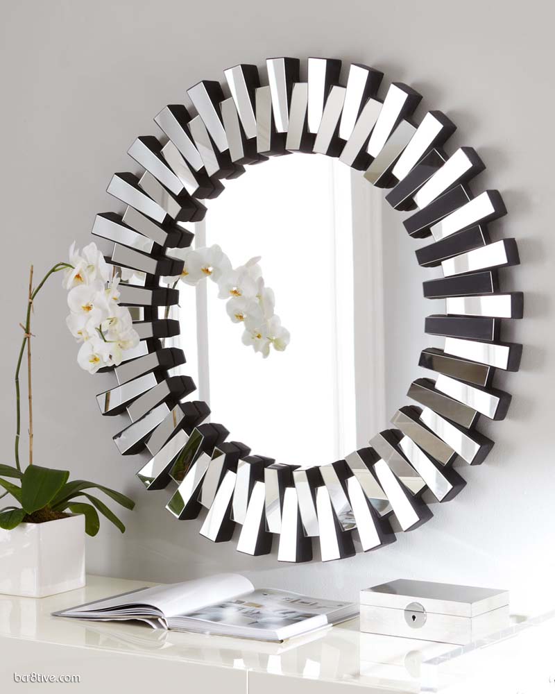 Mingling Slats Mirror