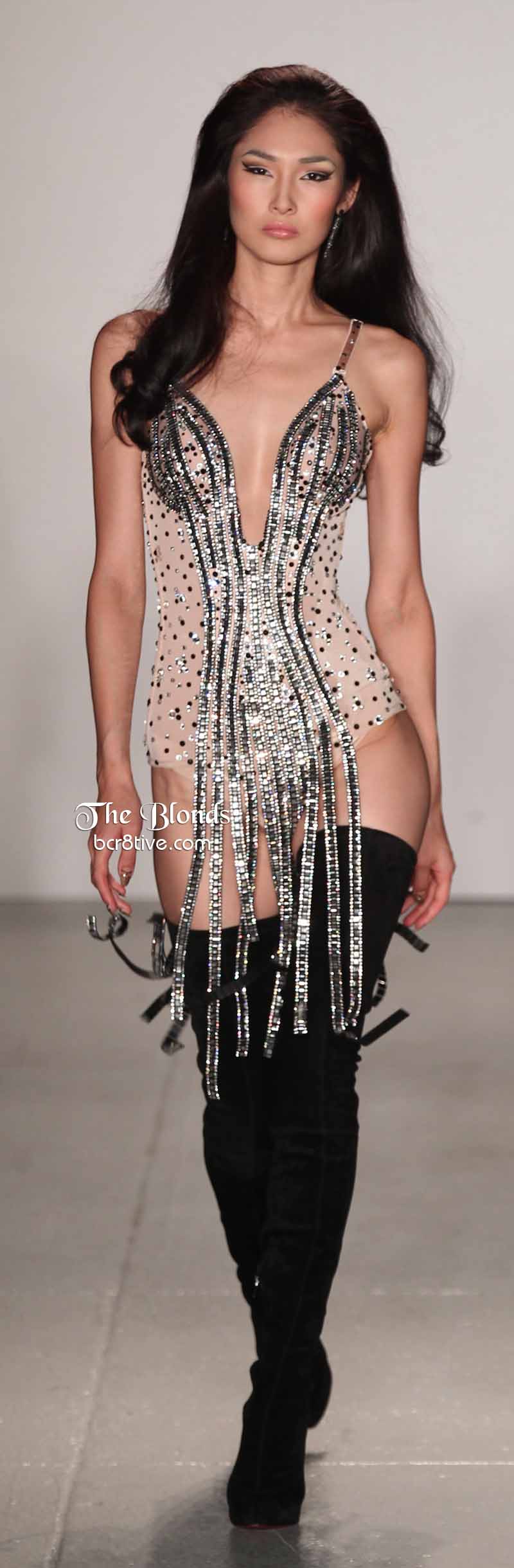 The Blonds Crystal Bodysuit