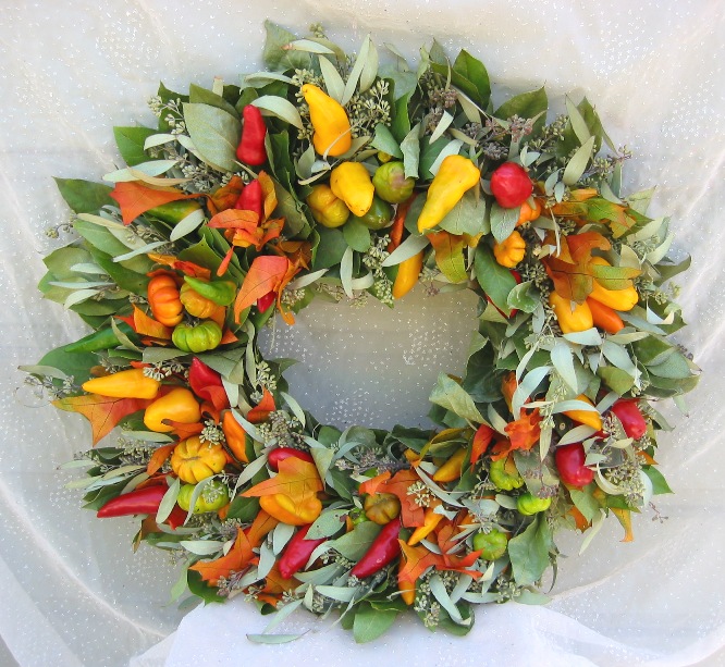 Chile Pepper Wreath