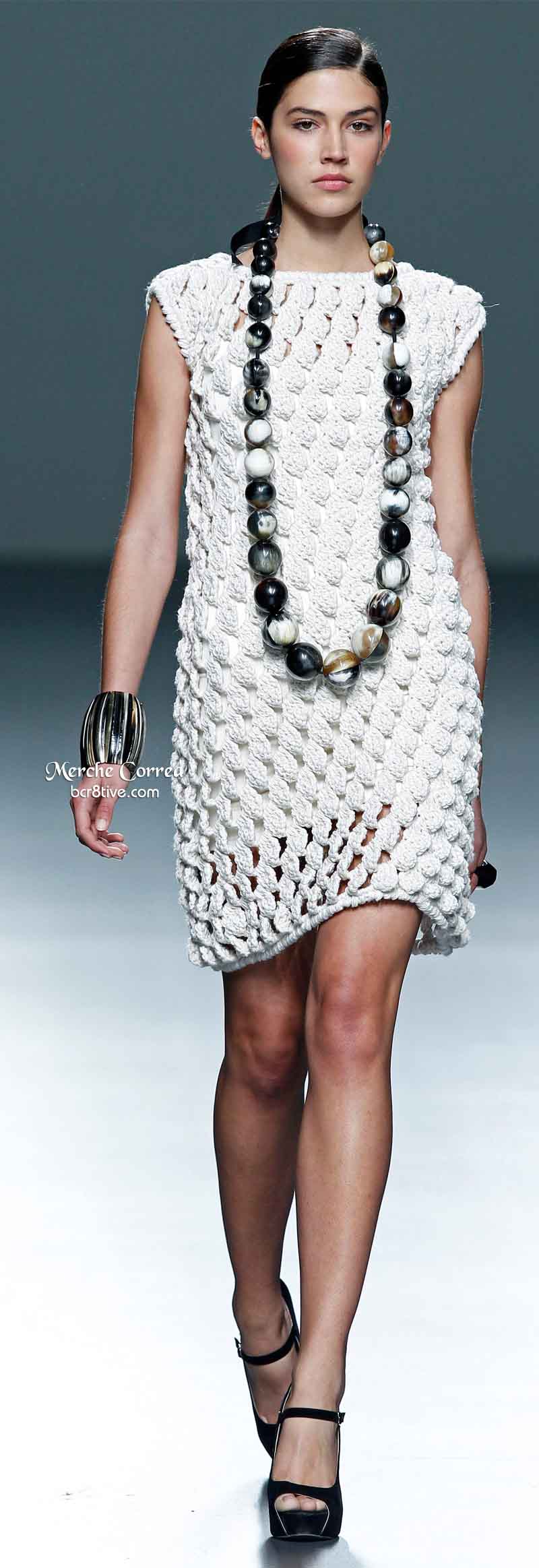 Merche Correa Spring 2014 - Crocheted Dress