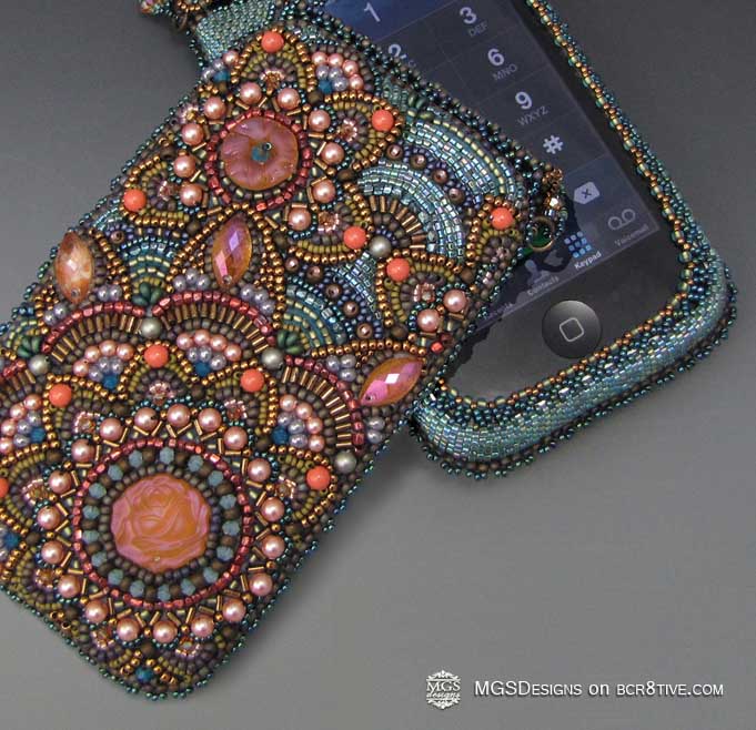 Beaded Phone Case by MGS Designs