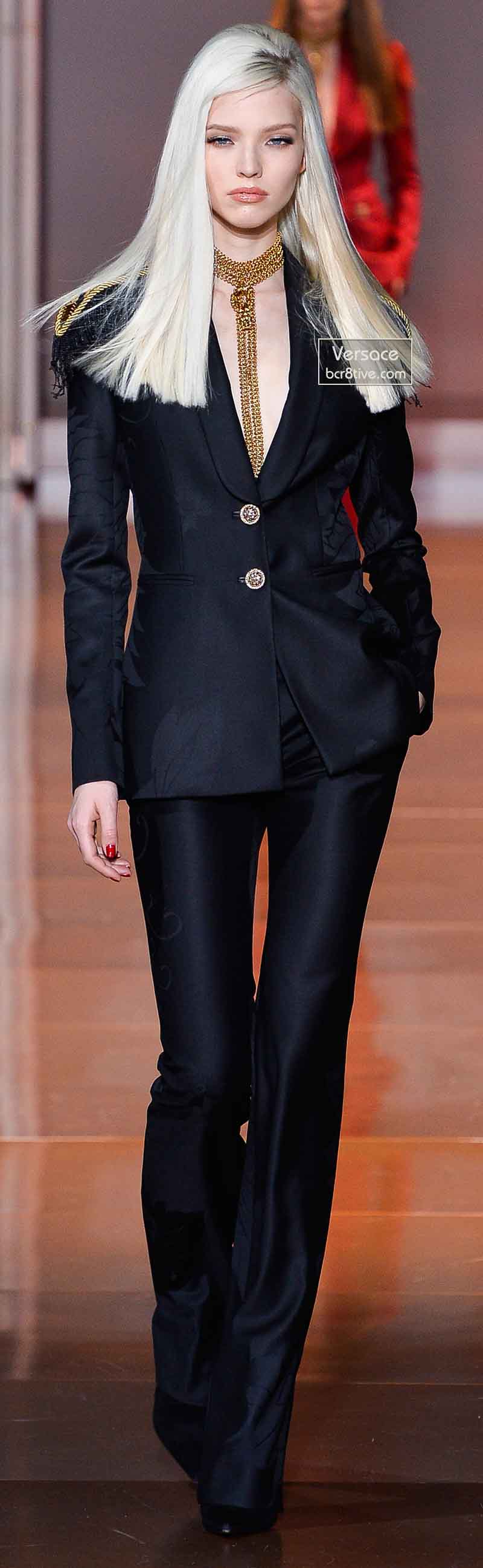 Versace Fall 2014 - Sasha Luss