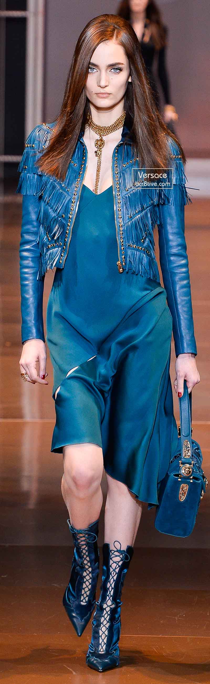 Versace Fall 2014 - Zuzanna Bijoch