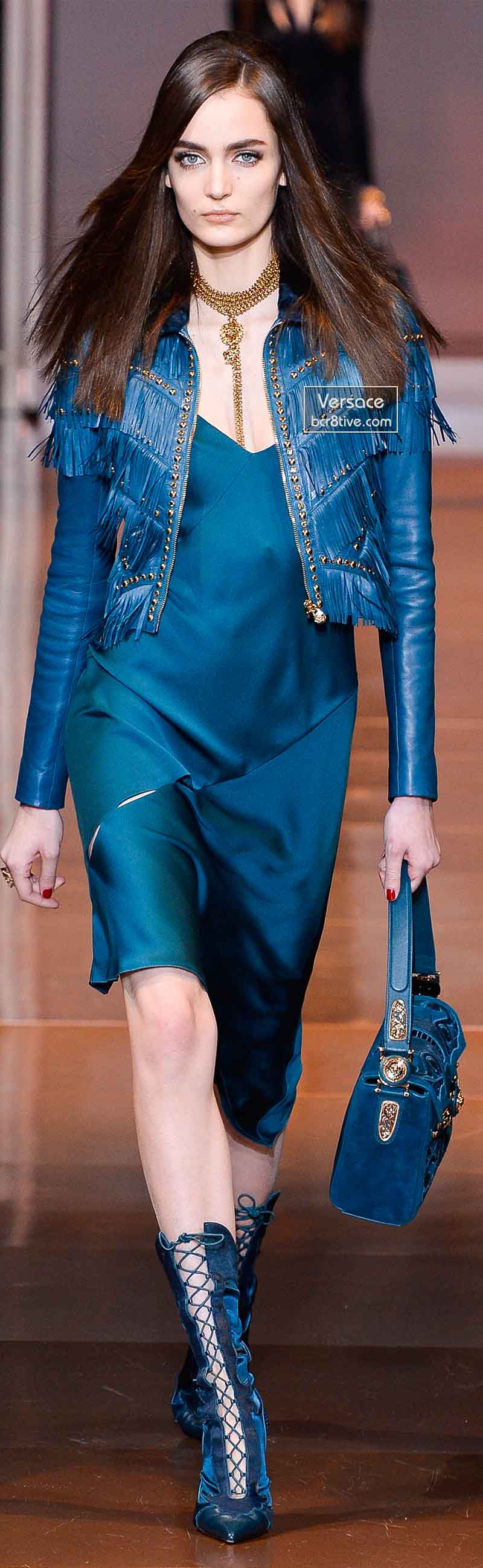 Versace Fall 2014 - Zuzanna Bijoch