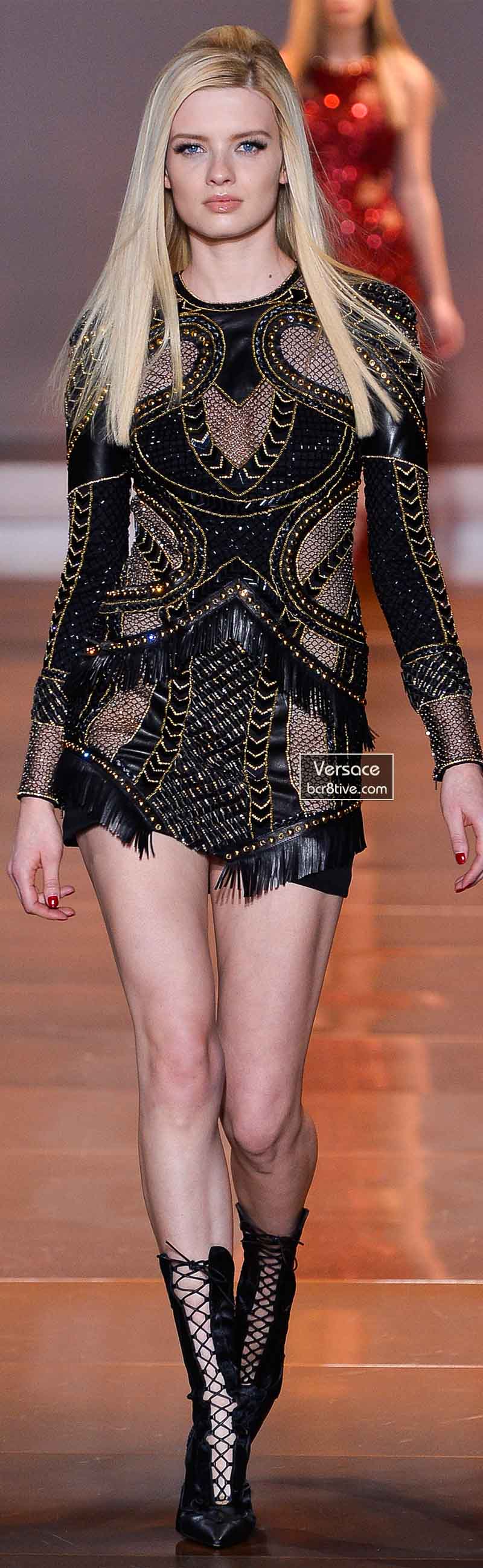 Versace Fall 2014 - Natalia Siodmak