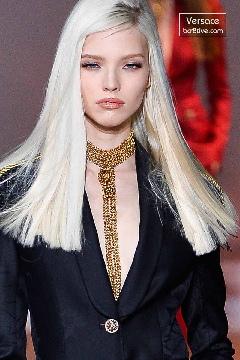 Sasha Luss in Versace Fall 2014