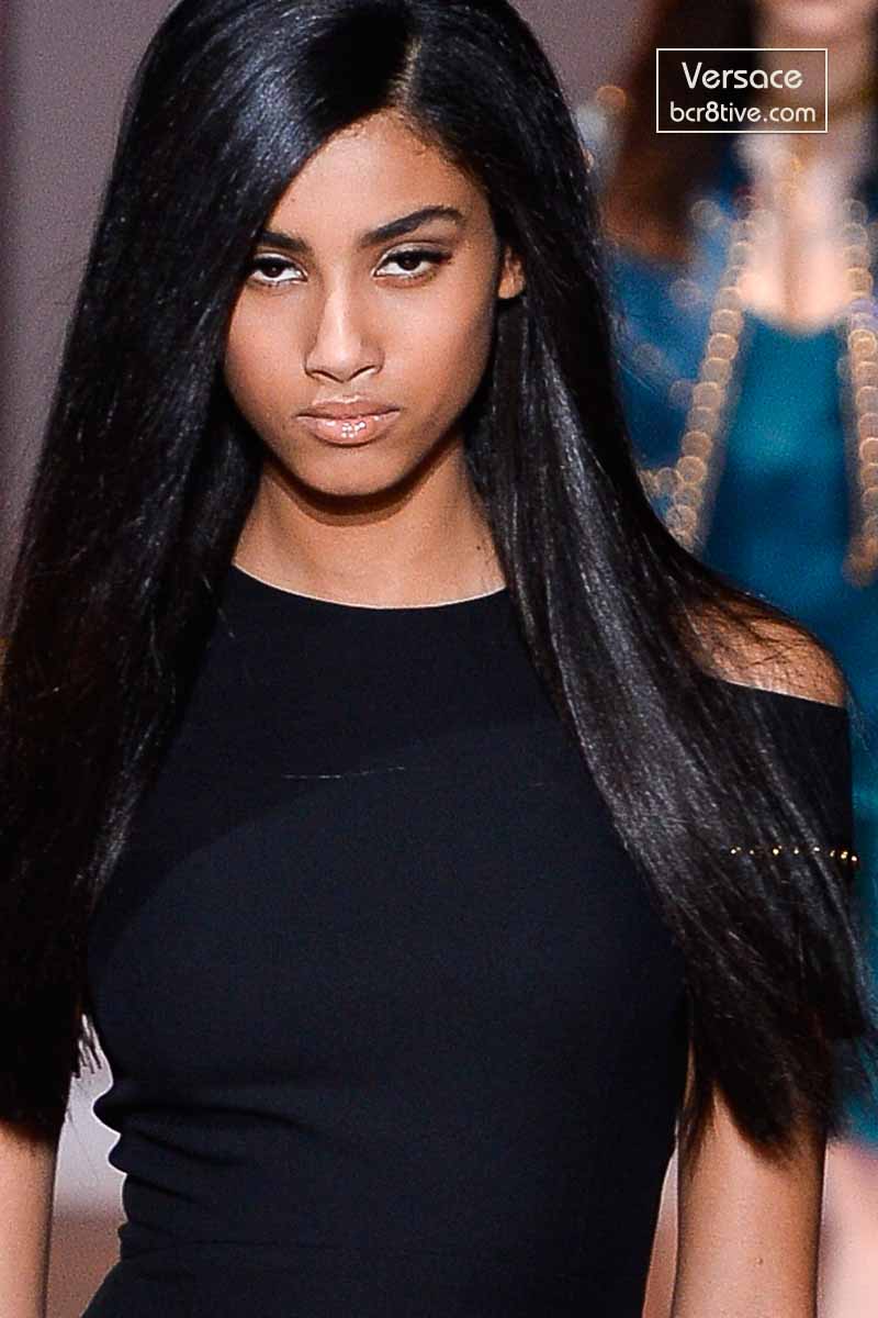 Versace Fall 2014 - Imaan Hammam