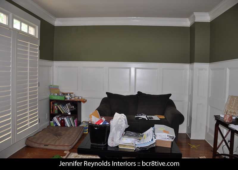 Jennifer Reynolds Interiors - Atlanta Home Office - BEFORE