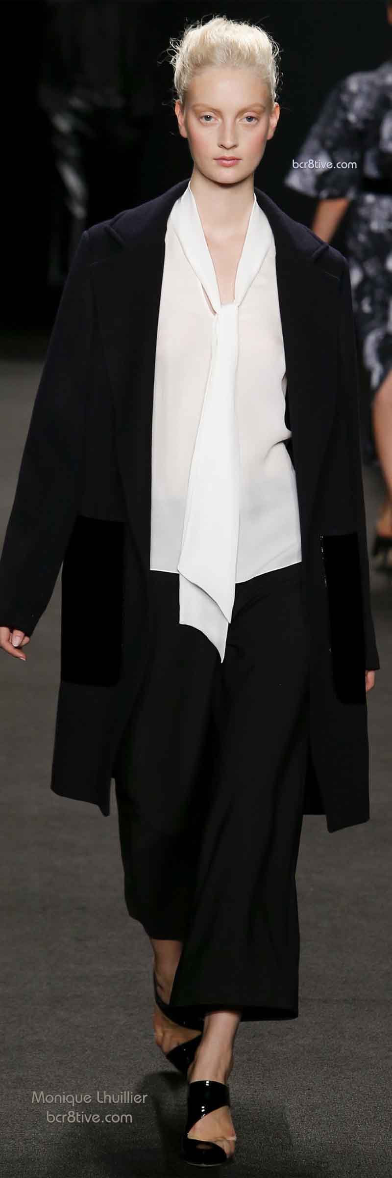 Fall 2014 Menswear Inspired Fashion - Monique Lhuillier