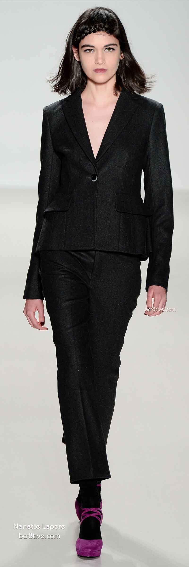 Fall 2014 Menswear Inspired Fashion - Nenette Lepore