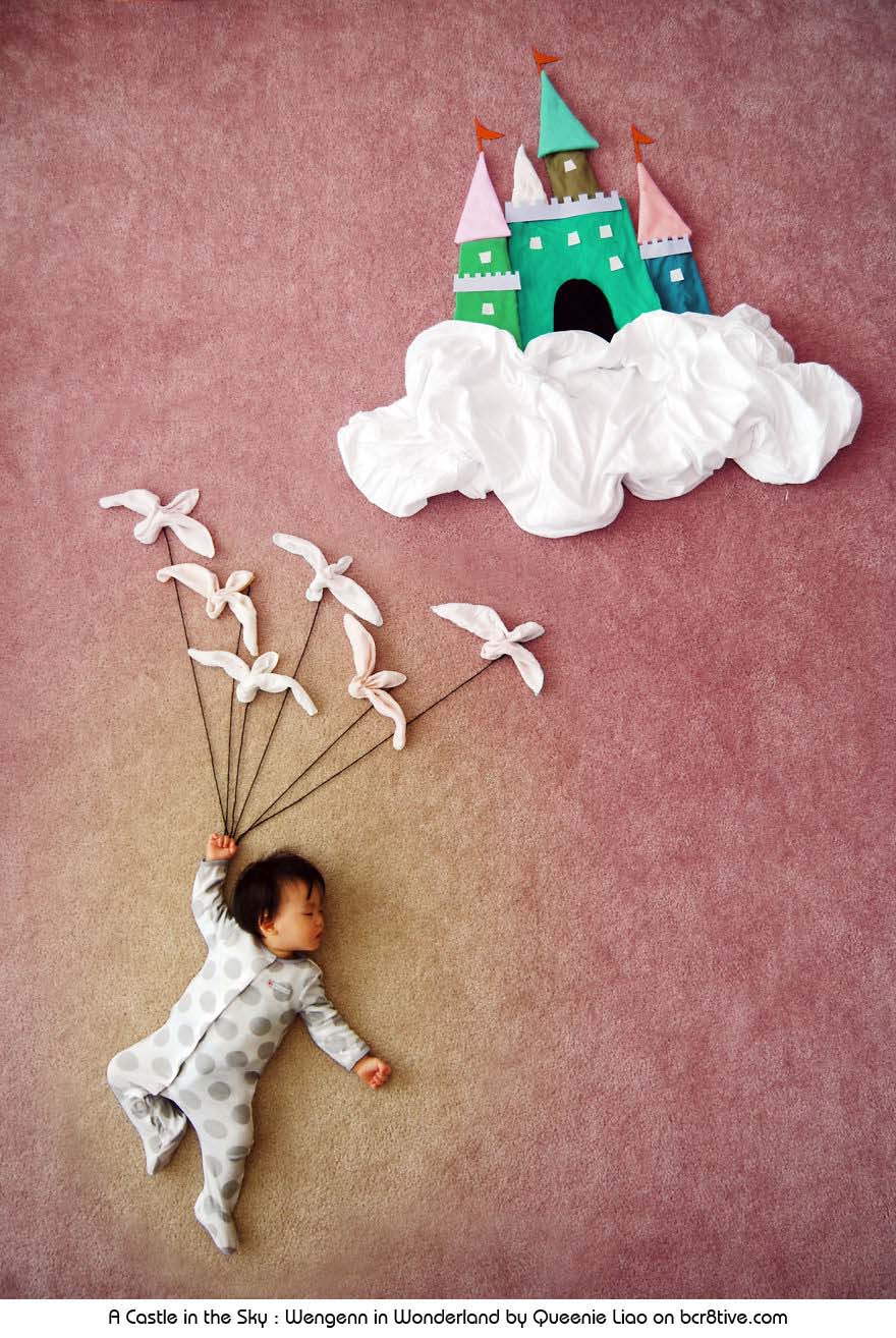 A Castle in the Sky - Creative Baby Photography by Sioin Queenie Liao