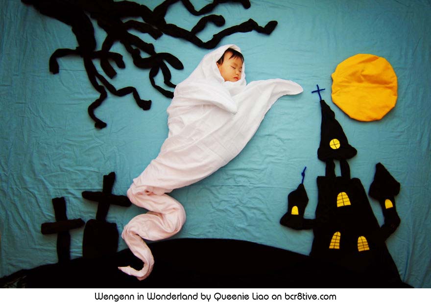 A Spooky Halloween - Creative Baby Photography by Sioin Queenie Liao