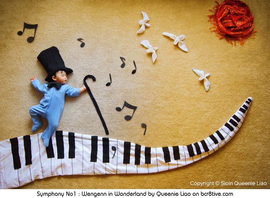 Symphony No1 - Creative Baby Photography by Sioin Queenie Liao