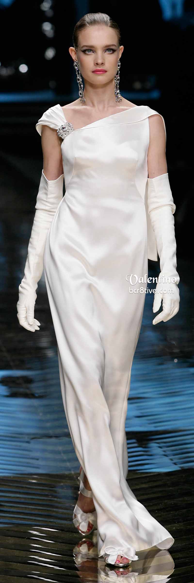 Elegant White Valentino Gown