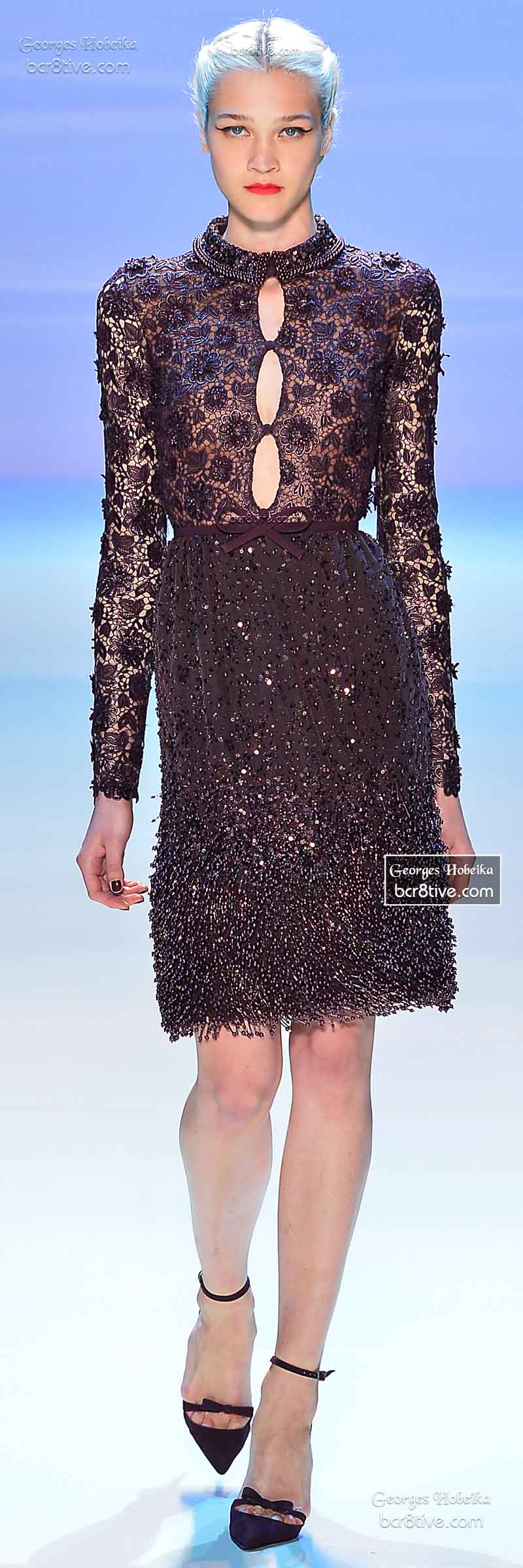 Monet's Midnight Stroll by Georges Hobeika FW 2014-15 Couture