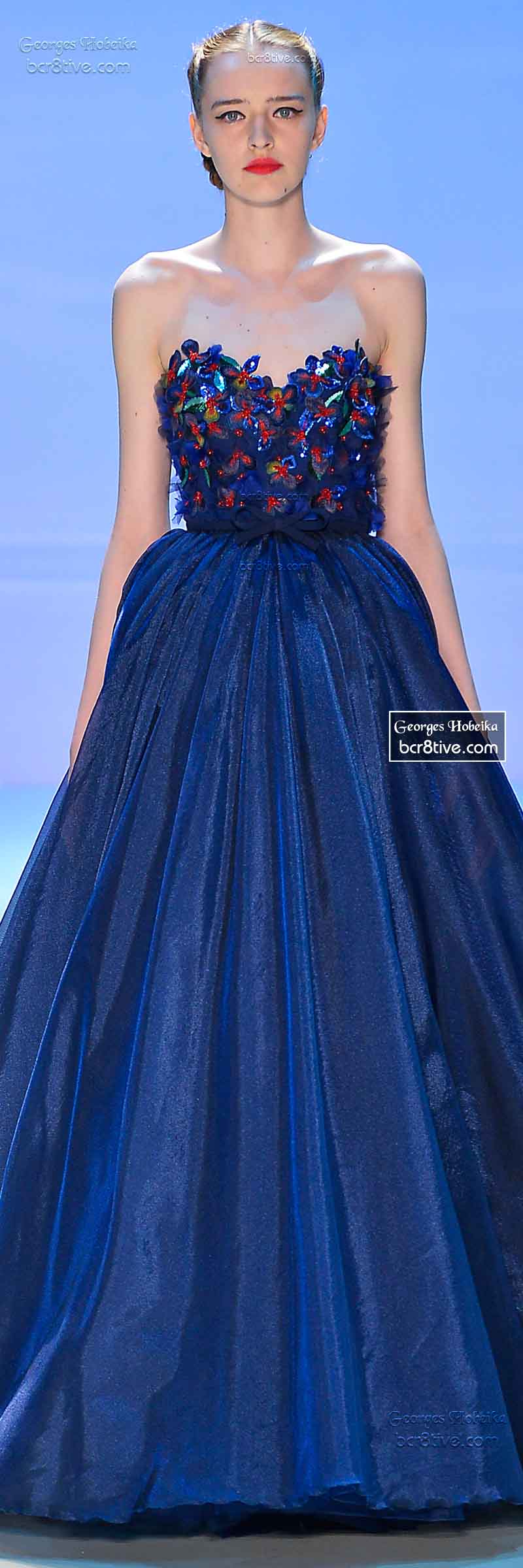 Monet's Midnight Stroll by Georges Hobeika FW 2014-15 Couture